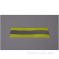 Ruban en tissu ignifuge jaune citron vert fluorescent